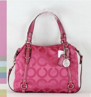 coach handbag-15275 rose red